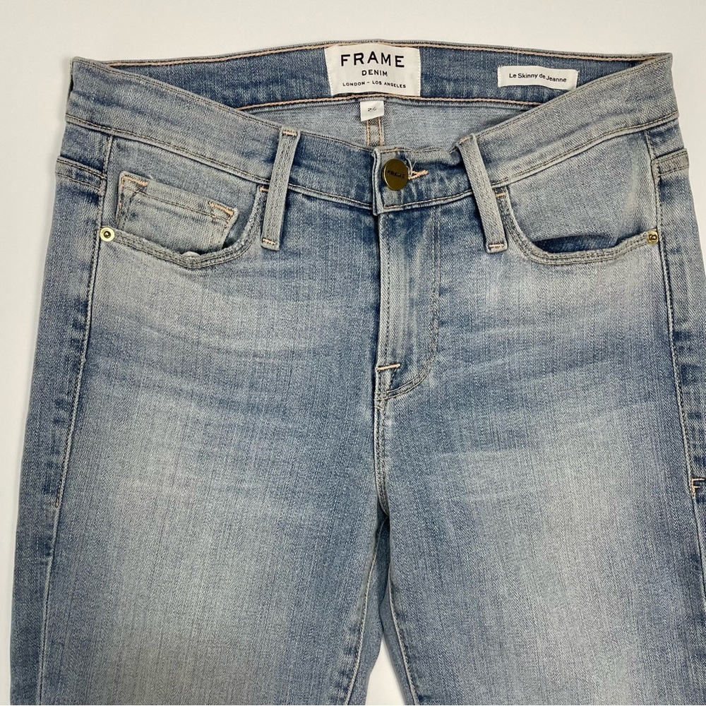 NWT New $235 Frame Le Skinny De Jeanne in Scampi Jeans Size 26 - Picture 5 of 9